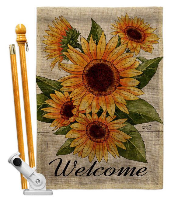 Happiness Sunflowers - Floral Spring Vertical Impressions Decorative Flags HG137597 Made In USA - Image 17