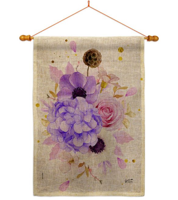 Flower Arrangment - Floral Spring Vertical Impressions Decorative Flags HG137605 Made In USA - Image 24