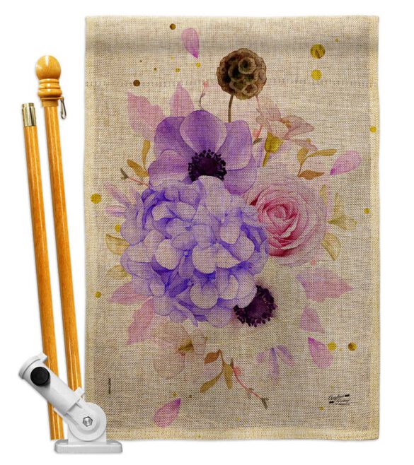 Flower Arrangment - Floral Spring Vertical Impressions Decorative Flags HG137605 Made In USA - Image 17