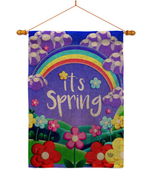 Colorful Spring - Floral Spring Vertical Impressions Decorative Flags HG192499 Made In USA - Image 20