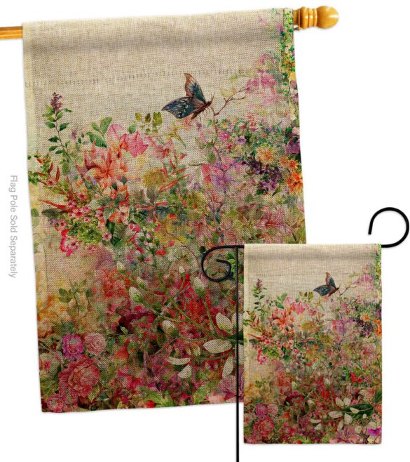 Flower Garden - Floral Spring Vertical Impressions Decorative Flags HG104131 Made In USA - Image 13