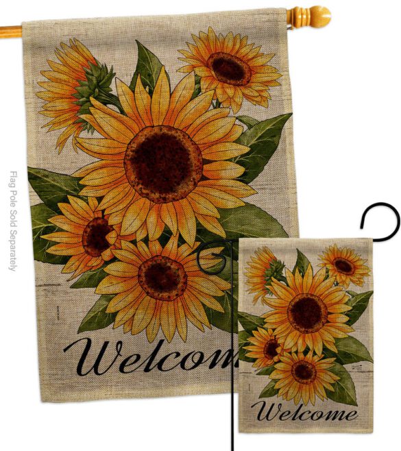 Happiness Sunflowers - Floral Spring Vertical Impressions Decorative Flags HG137597 Made In USA - Image 15