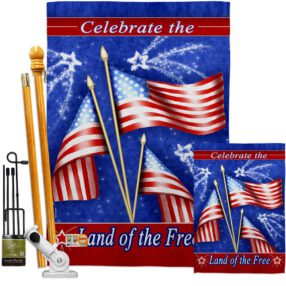 House Flag Fourth of July FK111057