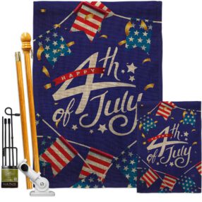 House Flag Fourth of July FK111100 B