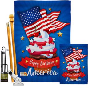 House Flag Fourth of July FK137073