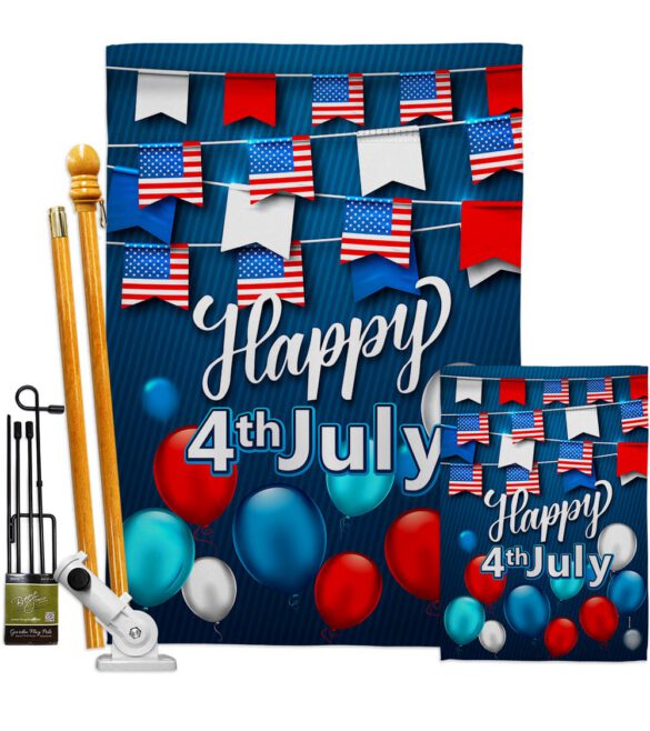 Celebrate July 4th - Fourth of July Americana Vertical Impressions Decorative Flags HG170047 Made In USA - Image 6