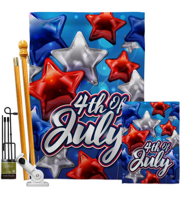 Celebrate 4th of July - Fourth of July Americana Vertical Impressions Decorative Flags HG192224 Made In USA - Image 6