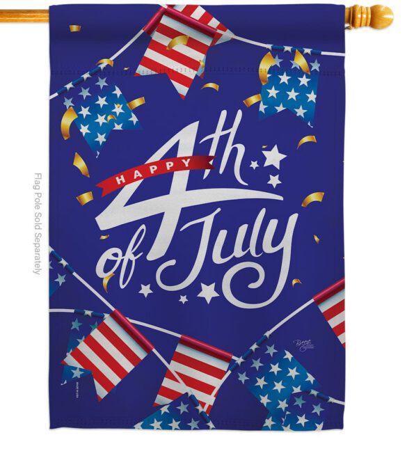 4th Of July Flags - Fourth of July Americana Vertical Impressions Decorative Flags HG111100 Made In USA - Image 3