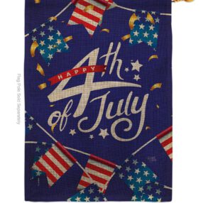 House Flag Fourth of July H111100 B
