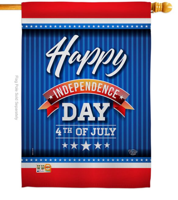 4th of July Day - Fourth of July Americana Vertical Impressions Decorative Flags HG192215 Made In USA - Image 3