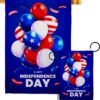 Ballons of Independence - Fourth of July Americana Vertical Impressions Decorative Flags HG192640 Made In USA