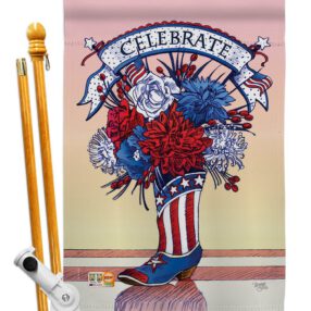 House Flag Fourth of July HS111007
