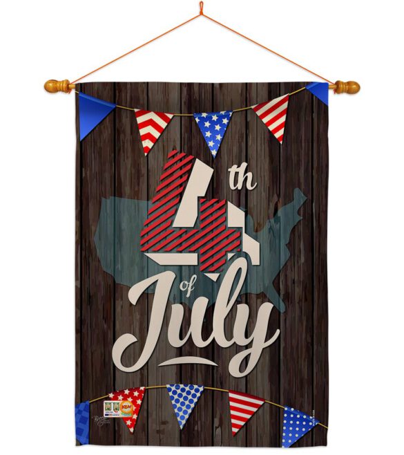 4th of July - Fourth of July Americana Vertical Impressions Decorative Flags HG111081 Made In USA - Image 14