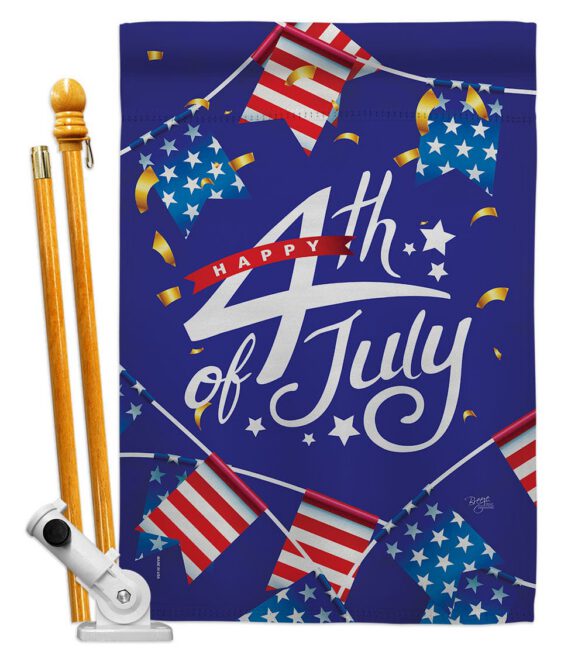 4th Of July Flags - Fourth of July Americana Vertical Impressions Decorative Flags HG111100 Made In USA - Image 6