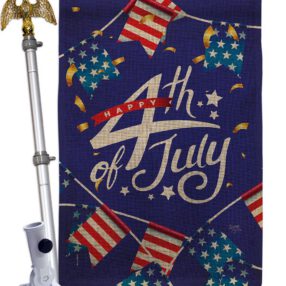 House Flag Fourth of July HS111100 B 02