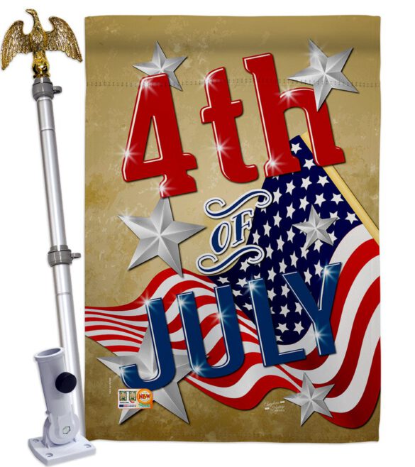 4th of July - Fourth of July Americana Vertical Impressions Decorative Flags HG137072 Made In USA - Image 13