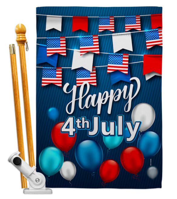 Celebrate July 4th - Fourth of July Americana Vertical Impressions Decorative Flags HG170047 Made In USA - Image 5