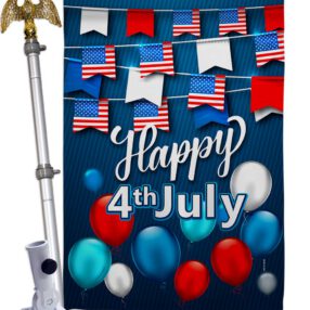 House Flag Fourth of July HS170047 02