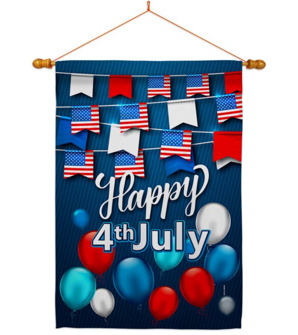 Celebrate July 4th - Fourth of July Americana Vertical Impressions Decorative Flags HG170047 Made In USA - Image 10