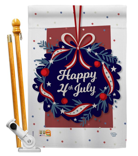 Happy 4th of July - Fourth of July Americana Vertical Impressions Decorative Flags HG192055 Made In USA - Image 6