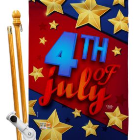 House Flag Fourth of July HS192164