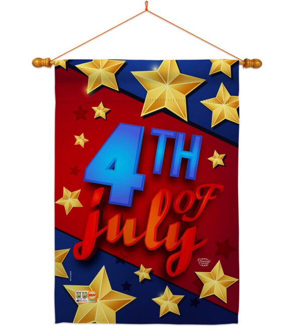 4th of July Stars - Fourth of July Americana Vertical Impressions Decorative Flags HG192164 Made In USA - Image 14