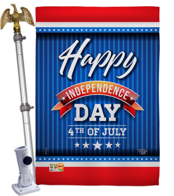 4th of July Day - Fourth of July Americana Vertical Impressions Decorative Flags HG192215 Made In USA - Image 10
