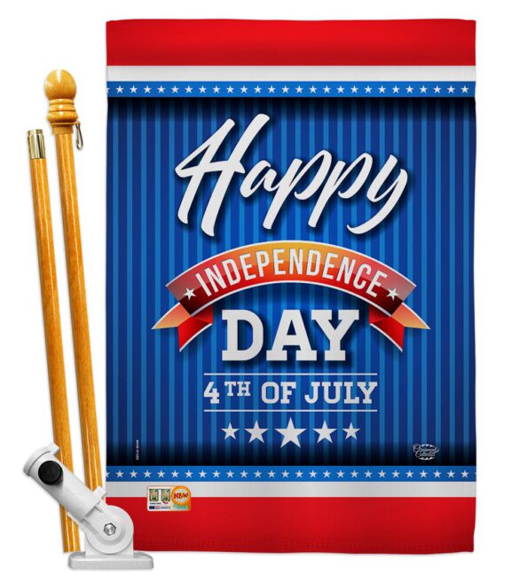 4th of July Day - Fourth of July Americana Vertical Impressions Decorative Flags HG192215 Made In USA - Image 6