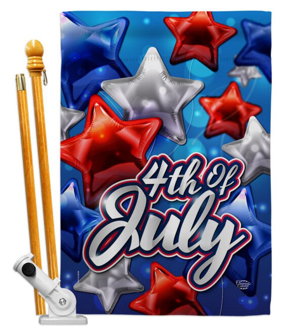 Celebrate 4th of July - Fourth of July Americana Vertical Impressions Decorative Flags HG192224 Made In USA - Image 5