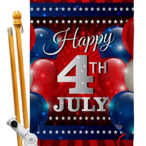 House Flag Fourth of July HS192398