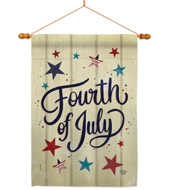 Fourth Of July Stars - Fourth of July Americana Vertical Impressions Decorative Flags HG192626 Made In USA - Image 10