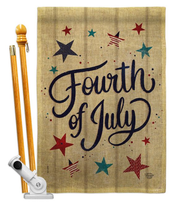 Fourth Of July Stars - Fourth of July Americana Vertical Impressions Decorative Flags HG192626 Made In USA - Image 15