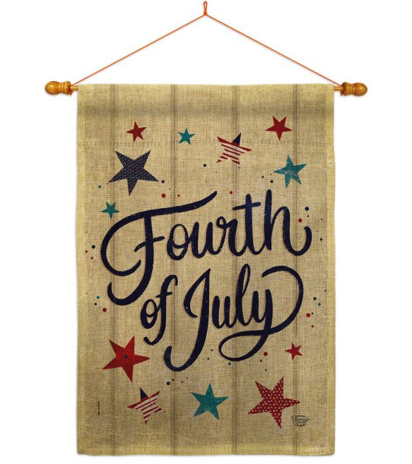 Fourth Of July Stars - Fourth of July Americana Vertical Impressions Decorative Flags HG192626 Made In USA - Image 20