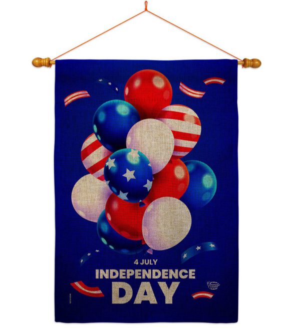 Ballons of Independence - Fourth of July Americana Vertical Impressions Decorative Flags HG192640 Made In USA - Image 21