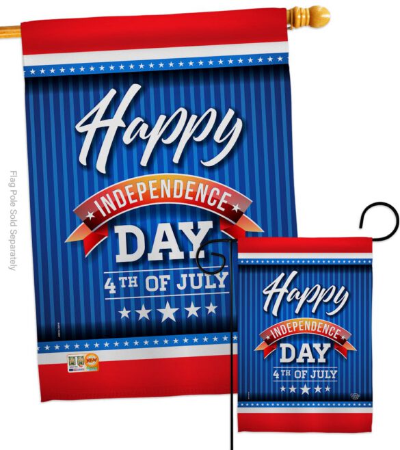4th of July Day - Fourth of July Americana Vertical Impressions Decorative Flags HG192215 Made In USA - Image 4