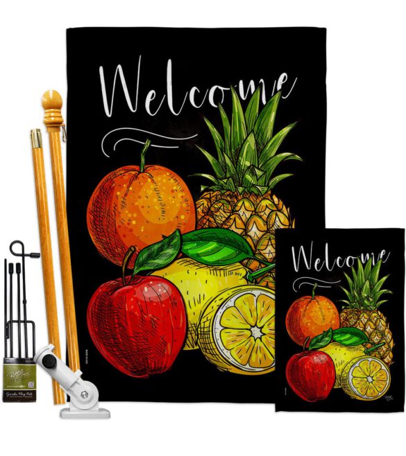 Fruit Party - Fruits Food Vertical Impressions Decorative Flags HG117067 Made In USA - Image 6