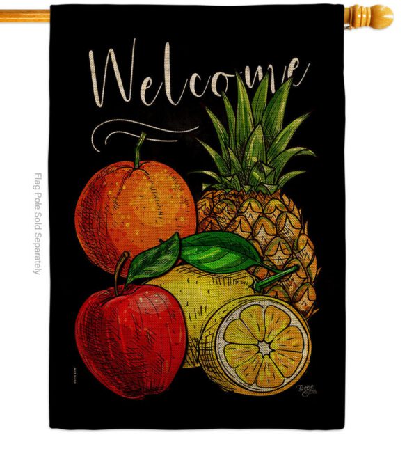 Fruit Party - Fruits Food Vertical Impressions Decorative Flags HG117067 Made In USA - Image 12