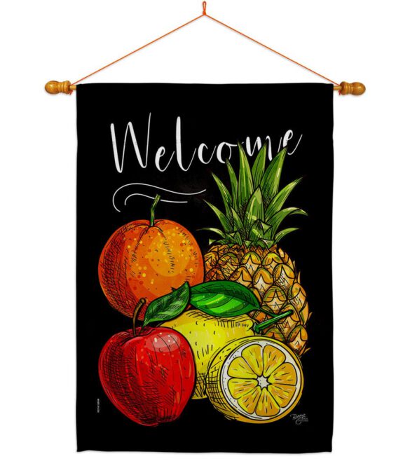 Fruit Party - Fruits Food Vertical Impressions Decorative Flags HG117067 Made In USA - Image 10
