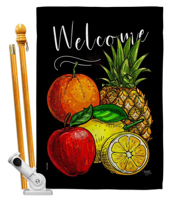 Fruit Party - Fruits Food Vertical Impressions Decorative Flags HG117067 Made In USA - Image 5