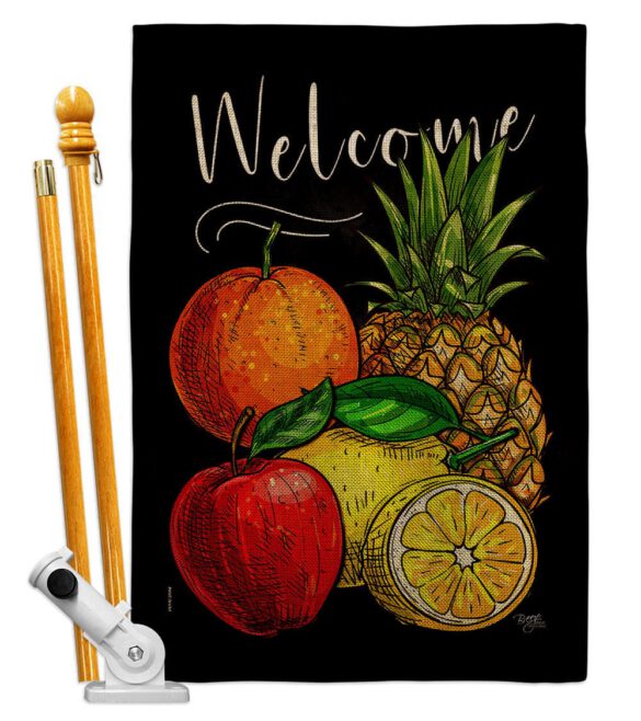 Fruit Party - Fruits Food Vertical Impressions Decorative Flags HG117067 Made In USA - Image 15
