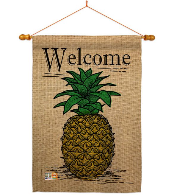 Classic Pineapple - Fruits Food Vertical Impressions Decorative Flags HG192194 Made In USA - Image 10