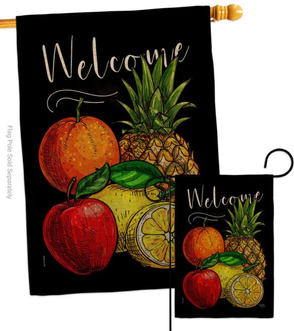 Fruit Party - Fruits Food Vertical Impressions Decorative Flags HG117067 Made In USA - Image 13