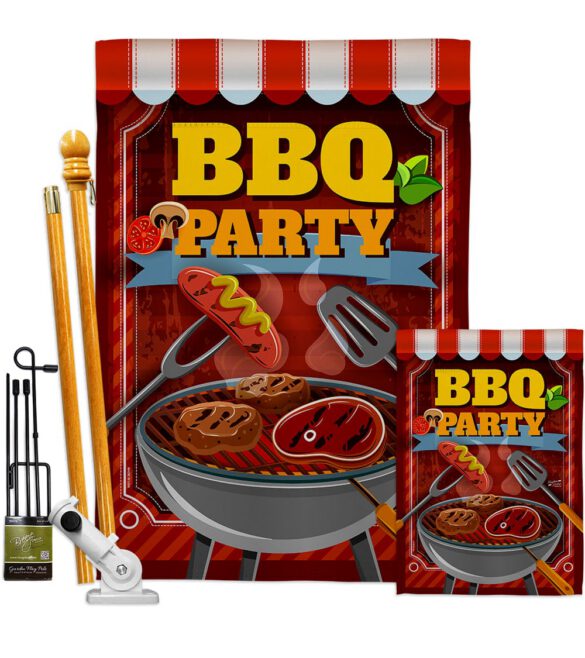 BBQ Party - Fun In The Sun Summer Vertical Impressions Decorative Flags HG137227 Made In USA - Image 7