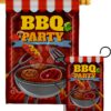 BBQ Party - Fun In The Sun Summer Vertical Impressions Decorative Flags HG137227 Made In USA