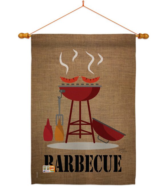 Barbecue - Fun In The Sun Summer Vertical Impressions Decorative Flags HG106076 Made In USA - Image 15