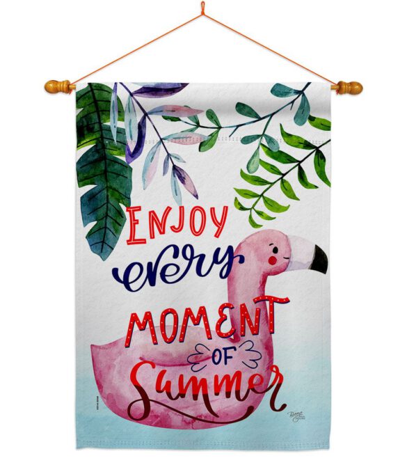 Enjoy Every Moment - Fun In The Sun Summer Vertical Impressions Decorative Flags HG106104 Made In USA - Image 10