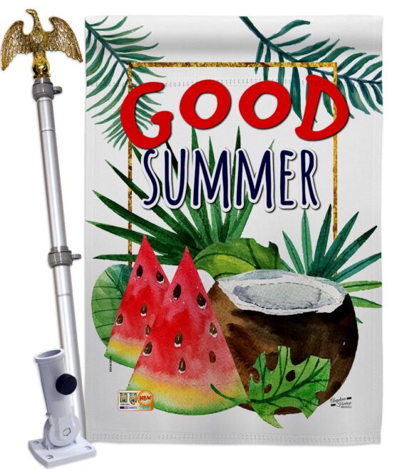 Good Summer Fruite - Fun In The Sun Summer Vertical Impressions Decorative Flags HG137065 Made In USA - Image 13