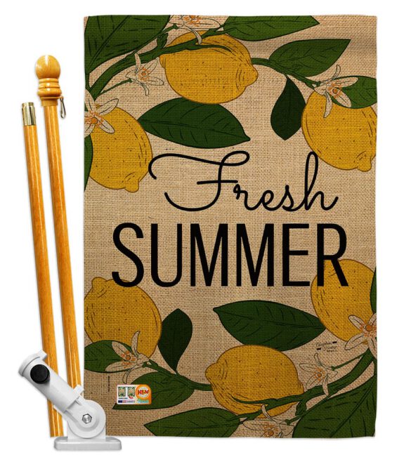 Fresh Summer - Fun In The Sun Summer Vertical Impressions Decorative Flags HG137189 Made In USA - Image 5