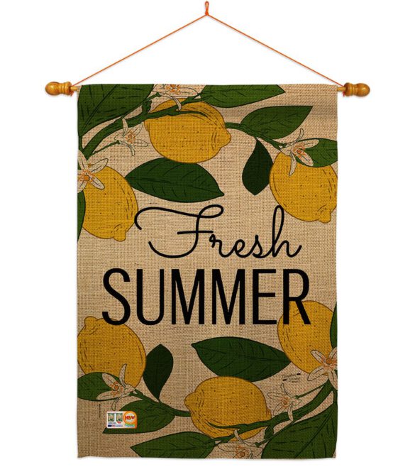 Fresh Summer - Fun In The Sun Summer Vertical Impressions Decorative Flags HG137189 Made In USA - Image 10