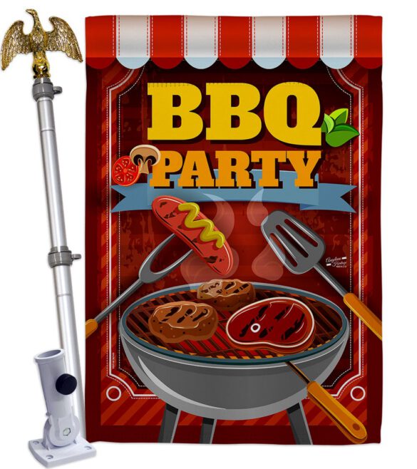 BBQ Party - Fun In The Sun Summer Vertical Impressions Decorative Flags HG137227 Made In USA - Image 10